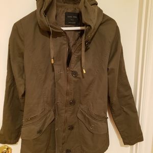 Olive green Love Tree Peacoat